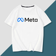 綴櫻程序員C語言javadocker php c++ VS語言周邊短袖T恤衣服潮 白色七 meta黑字 L