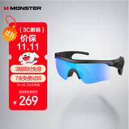 魔聲（MONSTER）智能AI音頻眼鏡AIR3開(kāi)放式藍牙耳機實(shí)時(shí)翻譯眼鏡AI助手非骨傳導藍牙耳機