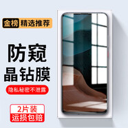 韓茲 適用暢玩6鋼化膜暢玩6a高清暢玩6x全玻璃防爆防指紋防摔手感順滑手機(jī)保護(hù)膜 【隱私保護(hù)防窺膜】2片裝 暢玩6