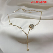 妙靈閣新款韓國輕奢小眾小蠻腰925銀項鏈女戒指圈鎖骨鏈ins冷淡風(fēng)項鏈 主圖款 長(cháng)約45cm