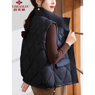 俞兆林（YUZHAOLIN）中老年女裝媽媽裝秋冬貴婦人棉襖中年女士馬經(jīng)典款式 黑色 XL [建議110斤以?xún)萞
