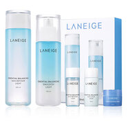 蘭芝（LANEIGE）套裝水乳面霜精華套盒女士護(hù)膚品禮盒學(xué)生節(jié)日禮物 水衡清盈水乳5件套【油性肌膚】