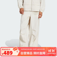 三葉草（Adidas）阿迪達斯ADIDAS三葉草男寬松工裝風(fēng)梭織長(cháng)褲JD5894 淺棕色  32 