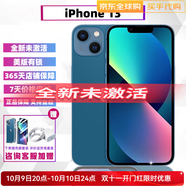 美版有鎖「非二手」Apple蘋果iPhone13全系列 未激活卡貼機(jī) 520 IPHONE 13 藍(lán)色 256GB 美版有鎖