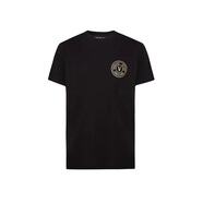 范思哲（VERSACE JEANS COUTURE）男士時(shí)尚logo圖案短袖T恤 黑色76GAHT02 CJ00T G89 XXL