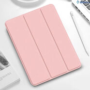 飛結寶榮耀7平板10.1保護套榮耀6/x6AGM3/AGR/AGS3-W09保護殼 【西柚粉】+電容筆+鋼化膜+貼膜神器 榮耀平板7-10.1英寸