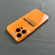 彌靜覓新款潮牌AMBUSH小米14pro熒光綠蘋(píng)果16ProMax手機(jī)殼iPhone15全包 橙色 華為nova5