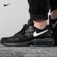 耐克（NIKE）男鞋2024春季新款AIRMAX2LIGHT运动鞋缓震休闲跑步鞋官方舰店 AO1741-001 时尚复古 42.5