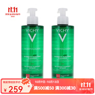 薇姿（VICHY）凈顏無(wú)瑕祛痘保濕潔面啫喱 洗面奶 清潔護膚品 潔面啫喱兩瓶 400ml
