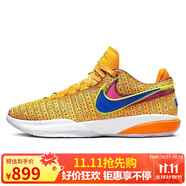 耐克NIKE男籃球鞋LEBRON低幫運(yùn)動(dòng)鞋DJ5422-801橙藍(lán)白39