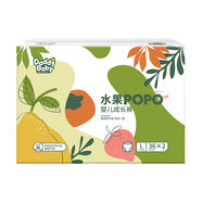 【柔軟親膚】爹地寶貝水果POPO拉拉褲弱酸護(hù)膚內(nèi)褲式紙尿褲尿不濕 [水果拉拉褲]L碼72片