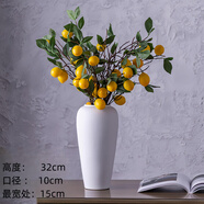 景德鎮陶瓷花瓶擺件客廳插花落地高級感種花盆大復古陶罐水養中式 月光白高號【可水培 不含花】