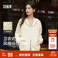 森馬迪士尼米奇家族合作外套女連帽寬松2025春季繡花夾克109125108001