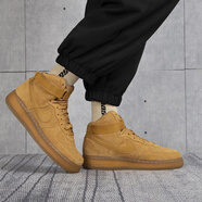 耐克（NIKE）女鞋 春季新款運(yùn)動鞋空軍一號簡版AJ1休閑鞋高幫板鞋子 af1空軍一號/小麥色 36