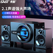 先科（SAST） A6電腦音響臺式筆記本低音炮多媒體2.1聲道家用客廳游戲音箱標(biāo)準(zhǔn)版