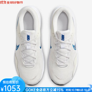 耐克（NIKE）男鞋跑鞋網(wǎng)面鞋運(yùn)動鞋平跟耐磨輕盈舒適穩(wěn)定防滑秋季戶外運(yùn)動透氣 White/Blue 白色藍(lán)標(biāo) 48.5 碼=US14