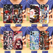 澤錫紅米K80Pro K60e K70至尊版Turbo4Pro K50玻璃手機殼k40s小米13/14/15sPro硅膠全包磨砂Note14Pro+ 動漫約會大作戰(zhàn)二次元 玻璃殼定制-下單型號圖案留言