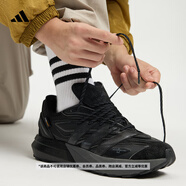 adidas「流光跑鞋」LIGHTBLAZE ATR緩震防潑保暖跑步鞋男阿迪達斯   黑色/深灰色   39