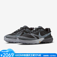 耐克（NIKE）男鞋跑步鞋Kiger 9/10輕盈緩震氣墊耐用越野跑鞋運動鞋春秋季透氣 Black/Silver/Grey黑色 48.5 碼=US14