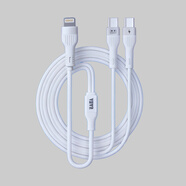 VEVR聲卡直播線(xiàn)OTG線(xiàn)手機直播適用于m8m2艾肯謎底音響手機聲卡 白色1.2米蘋(píng)果7-14