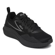 斐樂(lè)（FILA）男鞋跑步鞋運(yùn)動(dòng)鞋Primo輕便減震戶外透氣休閑鞋網(wǎng)面健身跳繩跳操 Black黑色慢跑鞋 薄款厚底旅游鞋 43 碼=US10