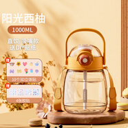 Vanow大肚杯大容量水杯女高顏值吸管杯子兒童學(xué)生便攜運動(dòng)水杯壺塑料杯
