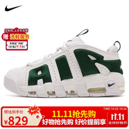 耐克NIKE男子休閑鞋氣墊 AIR MORE UPTEMPO 運動鞋F(xiàn)Z3055-102白綠42.5