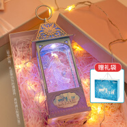 迪士尼（Disney）冰雪奇缘透明旋转爱莎公主音乐盒玩具八音盒生日礼物情人节送女友