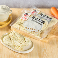 尚六品日式拉面 袋裝速食水煮面 半干面細(xì)面非油炸面條400g*1袋