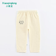 小青龍新款童裝男童褲子夏寶寶兒童女童褲子休閑褲長(cháng)褲運動(dòng)褲 淺淺黃趴趴狗（圖案隨機） 120 (建議110-120cm)
