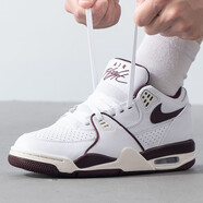 耐克（NIKE）男鞋春季新款運(yùn)動鞋AIR FLIGHT 89氣墊休閑鞋AJ4兄弟款實(shí)戰(zhàn)籃球鞋 FQ8256-100/AJ4兄弟款/白褐 40.5