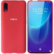 vivonex原裝液態(tài)硅膠手機殼NEX旗艦版原配全包保護套nex后置指紋軟殼 NEX屏幕版 原裝全包 紅色 vivo 其他型號