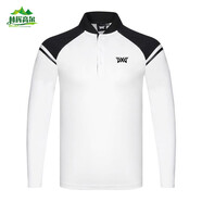 GOLF25秋冬新款高爾夫男裝長袖服裝運(yùn)動(dòng)休閑T恤透氣速干球衣polo衫 白色 S