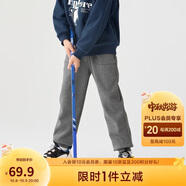 巴拉巴拉童裝兒童褲子男童女童加絨長(cháng)褲冬保暖運動(dòng)休閑束腳褲208424108217