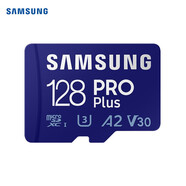 SAMSUNG128GB TF(MicroSD)存儲(chǔ)卡PRO U3 A2 V30 兼容行車(chē)記錄儀無(wú)人機(jī)運(yùn)動(dòng)相機(jī) 讀速180MB/s寫(xiě)速130MB/s PRO Plus 藍(lán)卡 128G 180MB/s