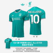 阿迪達斯 （adidas）三葉草利物浦二客球衣25/26賽季LFC球迷版英超短袖男JV6428 10#MAC ALLISTER 麥卡利斯特聯(lián)賽印號 XL 【建議155-170斤】