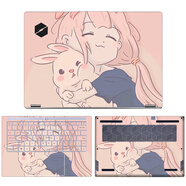 逐訊2024款機械革命無(wú)界14X貼紙無(wú)界14Pro電腦貼膜14英寸筆記本外殼保護膜 少女兔兔（ABCD四面） 無(wú)界14Pro  2024款