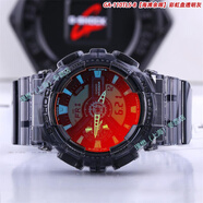 CASIO卡西歐50周年紀(jì)念款GA110 GSHOCK英雄聯(lián)盟金克斯聯(lián)名手表男GA-110 GA-110TLS-8彩虹玻璃透明灰