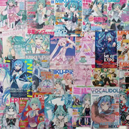 泰利奇初音未來(lái)海報動(dòng)漫周邊雜志二次元少女心房間臥室墻面裝飾背景墻貼 初音未來(lái)50張海報+贈品貼紙