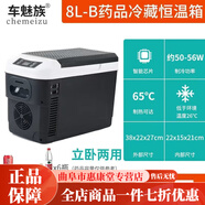 2-8度胰島素中藥迷你小冰箱醫(yī)用冷藏恒溫箱生長(zhǎng)放藥小冰箱 8L黑色藥品冷藏恒溫箱【車(chē)家兩用】