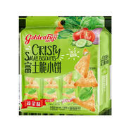 金富士山姆三角形餅干獨(dú)立小包蔬菜味棒棒餅干下午茶點(diǎn)心早餐零食餅干 蔬菜味三角餅*2袋共16包
