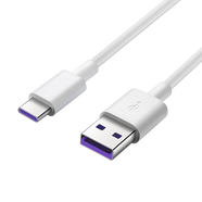 【8成新】榮耀原裝 5A Type C 數(shù)據(jù)線/充電線/快充  AP71 白色 適用與榮耀10/榮耀V10/榮耀Note10系列等