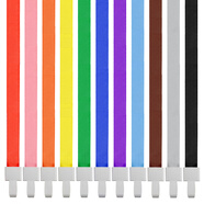 易利豐工作牌掛繩工牌掛繩胸牌證件卡套胸卡繩證件套廠(chǎng)牌工卡學(xué)生牌掛脖吊牌吊繩 淺粉色10條裝