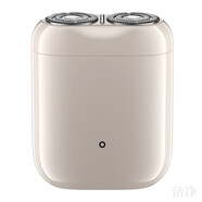 小米（MI）米家電動(dòng)剃須刀便攜迷你刮胡刀旅行商務(wù)口袋剃須刀新款送男友七夕高端隨身禮物 柔光白