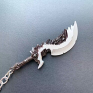 游戲dota2手辦武器刀塔2周邊ti6不朽盾影魔BKB劍圣飾品鑰匙扣掛件 深淵之刃