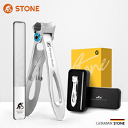 司頓（STONE）超大開口指甲刀單個(gè)大號(hào)鉗老人專用厚腳趾甲剪刀高檔套裝 輕翼型L號(hào)套裝
