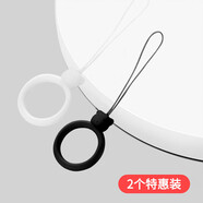 趣器具手機掛繩液態(tài)硅膠指環(huán)扣圈掛脖吊繩手機殼掛飾件鏈短款手腕防丟繩證件優(yōu)U盤(pán)摩托車(chē)鑰匙胸牌廠(chǎng)牌 可愛(ài)熊 硅膠指環(huán)【奶白色+經(jīng)典黑】2個(gè)裝