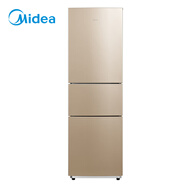 美的（Midea）213升三門(mén)三溫區(qū)租房家用小冰箱三開(kāi)門(mén)大容量中門(mén)軟冷凍節(jié)能省電低音BCD-213TM(E)以舊換新
