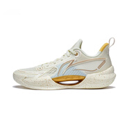 李寧（LI-NING）超輕V2籃球鞋男新款緩震高回彈beng專(zhuān)業(yè)實(shí)戰比賽籃球鞋ABAT029 奶油白/-2 44