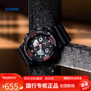 卡西歐黑武士gshock電子手表男學(xué)生士GA-110 GA-100-1A4DR